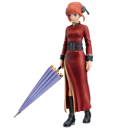 Figura Ichibansho de Kagura de Gintama con traje rojo y paraguas lila - 2