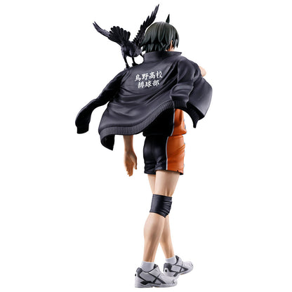 Figura Ichibansho de Tadashi Yamaguchi de Haikyu!! con uniforme de Karasuno y un cuervo - 3