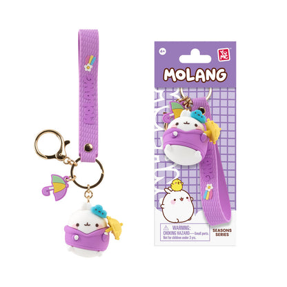 Llavero figura Molang Weather surtido con correa de color - 2