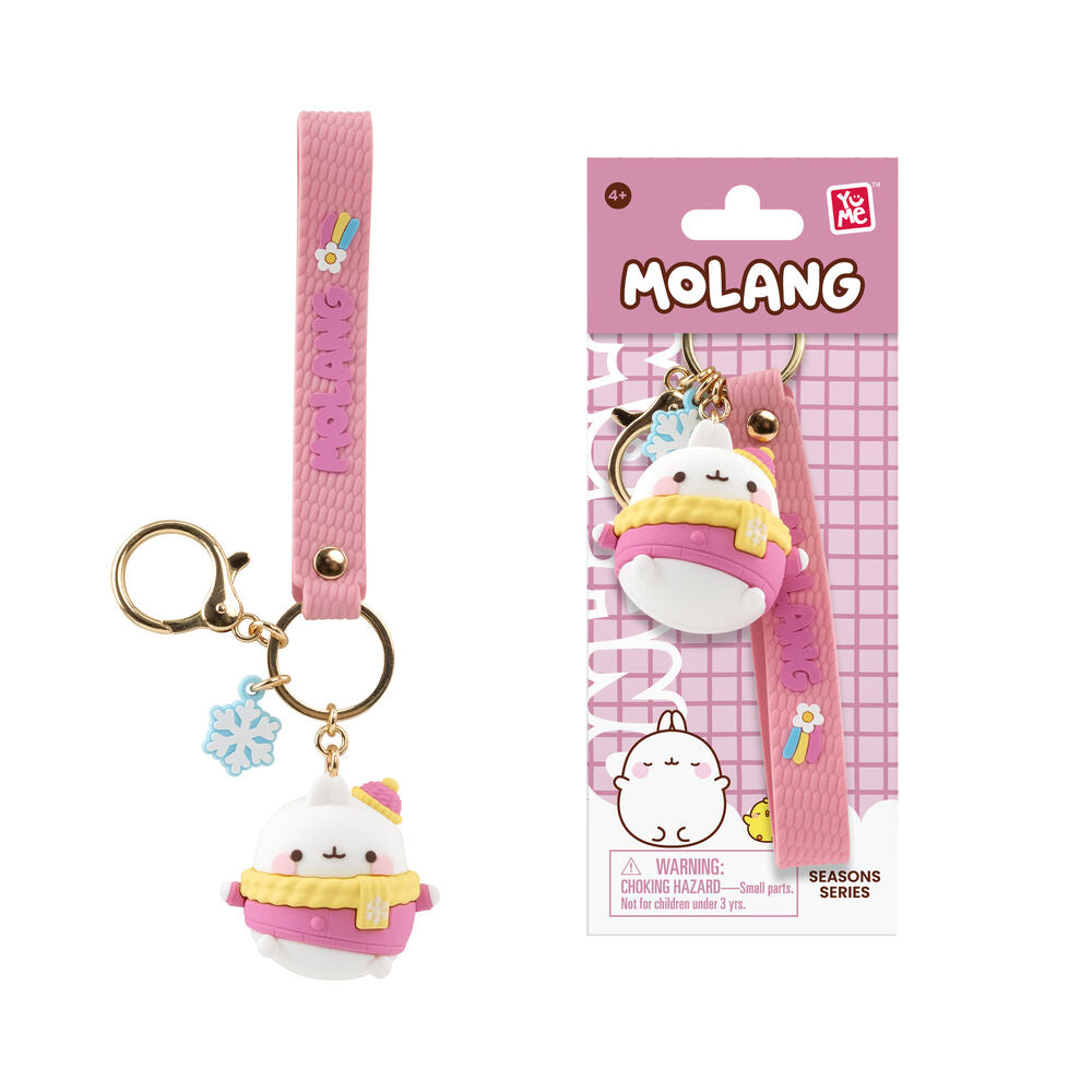 Llavero figura Molang Weather surtido con correa de color - 3