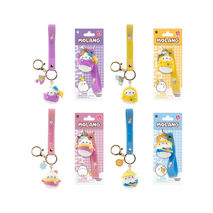 Llavero figura Molang Weather surtido con correa de color