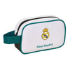 Neceser Real Madrid 26/27 blanco y verde con escudo y asa lateral