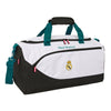Bolsa de deporte Real Madrid 26/27 SAFTA blanca y negra
