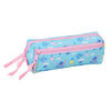 Portatodo triple azul de Stitch Disney con tres cremalleras