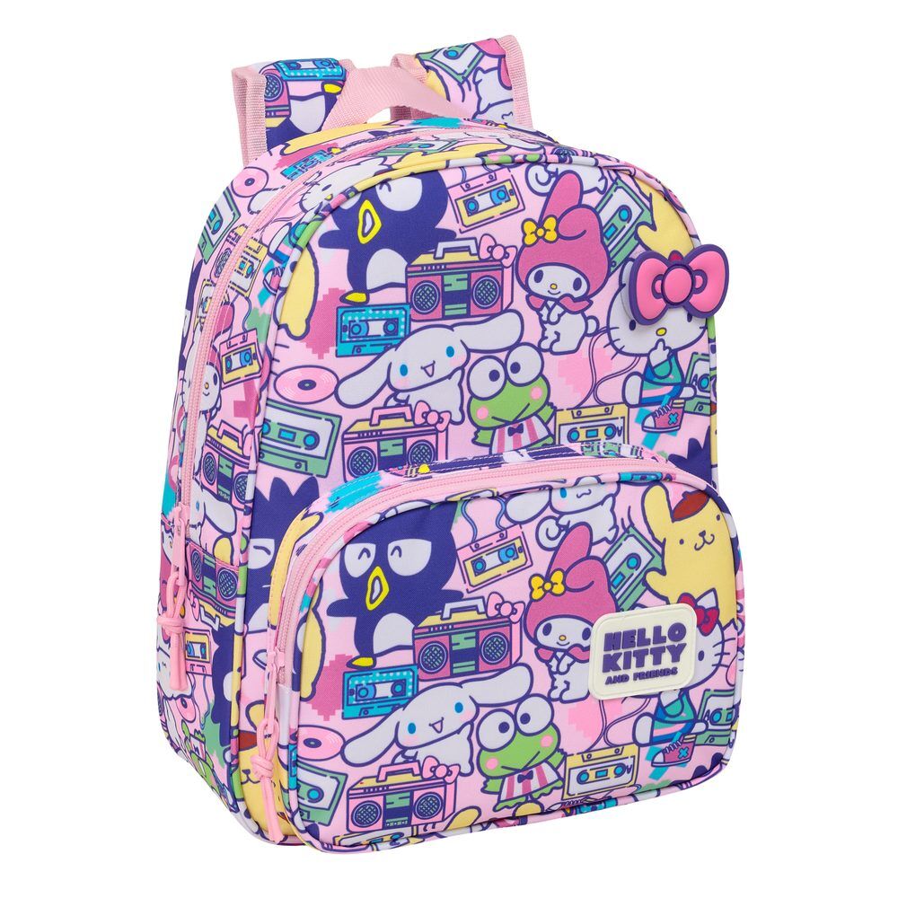 Mochila rosa Hello Kitty & Friends con estampado musical