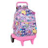 Trolley rosa extraíble Hello Kitty & Friends con mochila y carro SAFTA