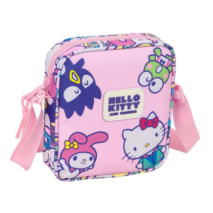 Bandolera rosa SAFTA Hello Kitty & Friends con correa ajustable