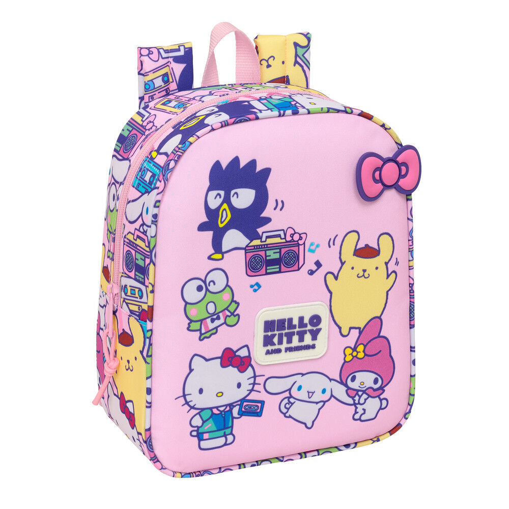 Mochila rosa Hello Kitty and Friends de 27 cm