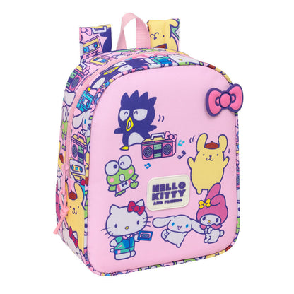 Mochila rosa Hello Kitty and Friends de 27 cm