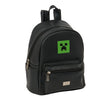 Mochila Minecraft negra de 28 cm con símbolo de Creeper