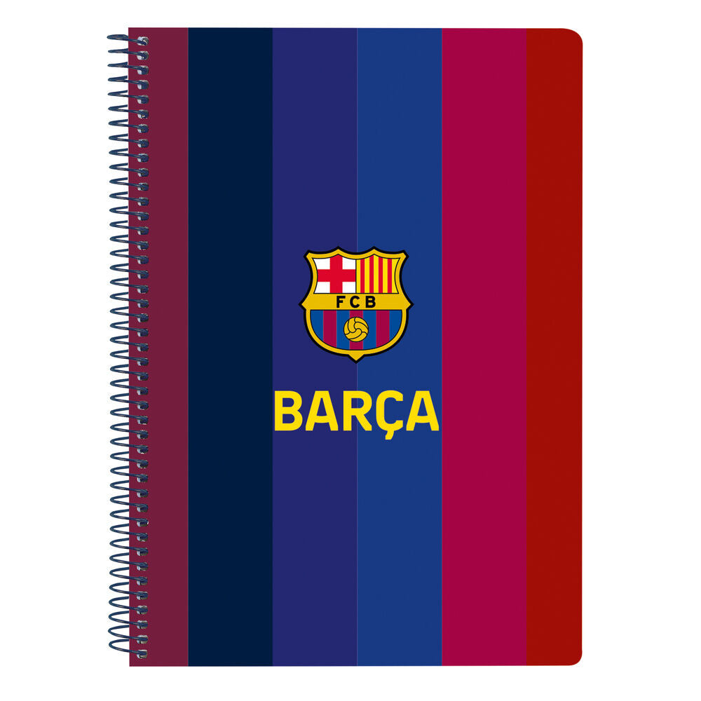 Cuaderno A5 F.C. Barcelona 26/27 con espiral y escudo