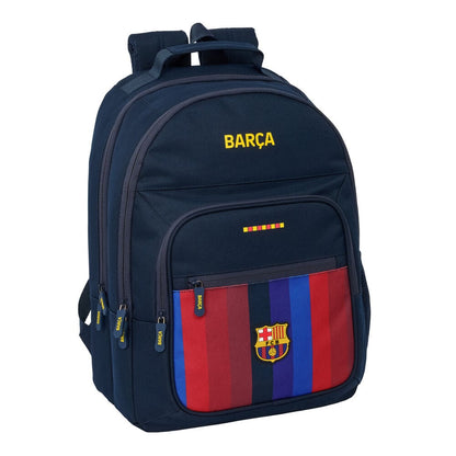 Mochila F.C. Barcelona 26/27 azul marino con franjas blaugranas