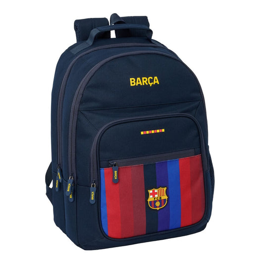 Mochila F.C. Barcelona 26/27 azul marino con franjas blaugranas