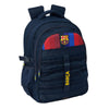 Mochila SAFTA F.C. Barcelona azul marino con escudo y detalles rojos