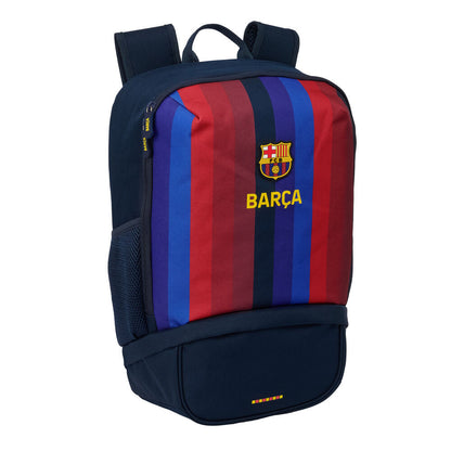Mochila zapatillero SAFTA del F.C. Barcelona con franjas azulgranas