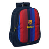Mochila escolar F.C. Barcelona 26/27 azul marino con franjas rojas y azules
