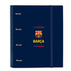 Carpeta A4 F.C. Barcelona 26/27 azul marino con cuatro anillas