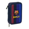 Plumier doble F.C. Barcelona SAFTA azul y rojo