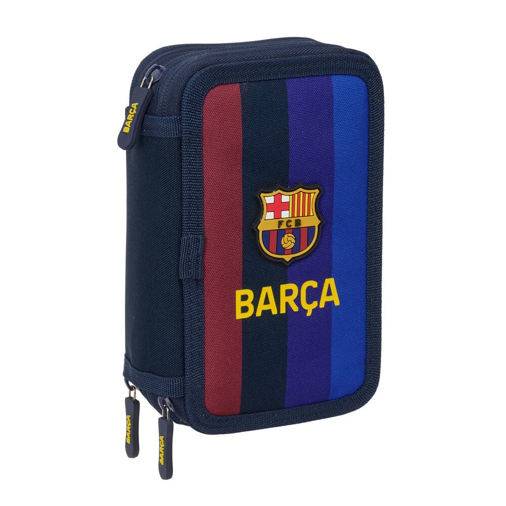Plumier triple F.C. Barcelona SAFTA con diseño azulgrana