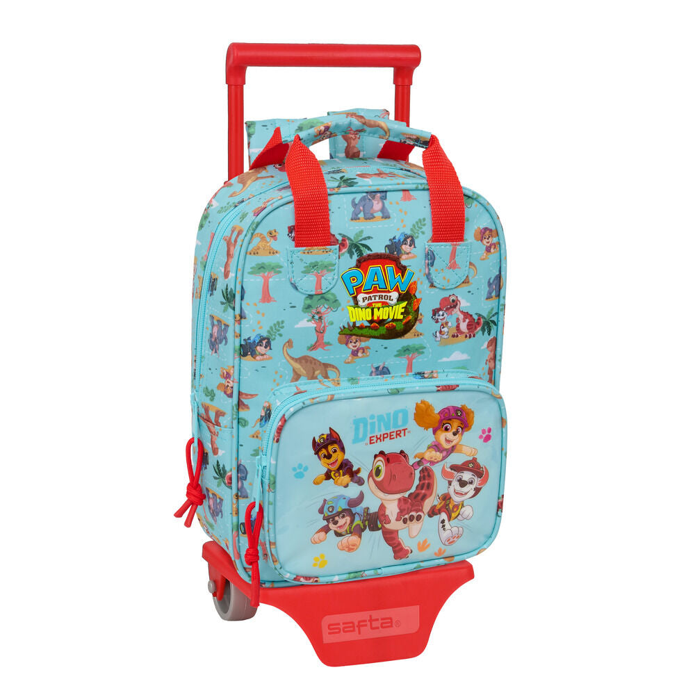 Trolley SAFTA Paw Patrol Dino Rescue azul con mochila extraíble