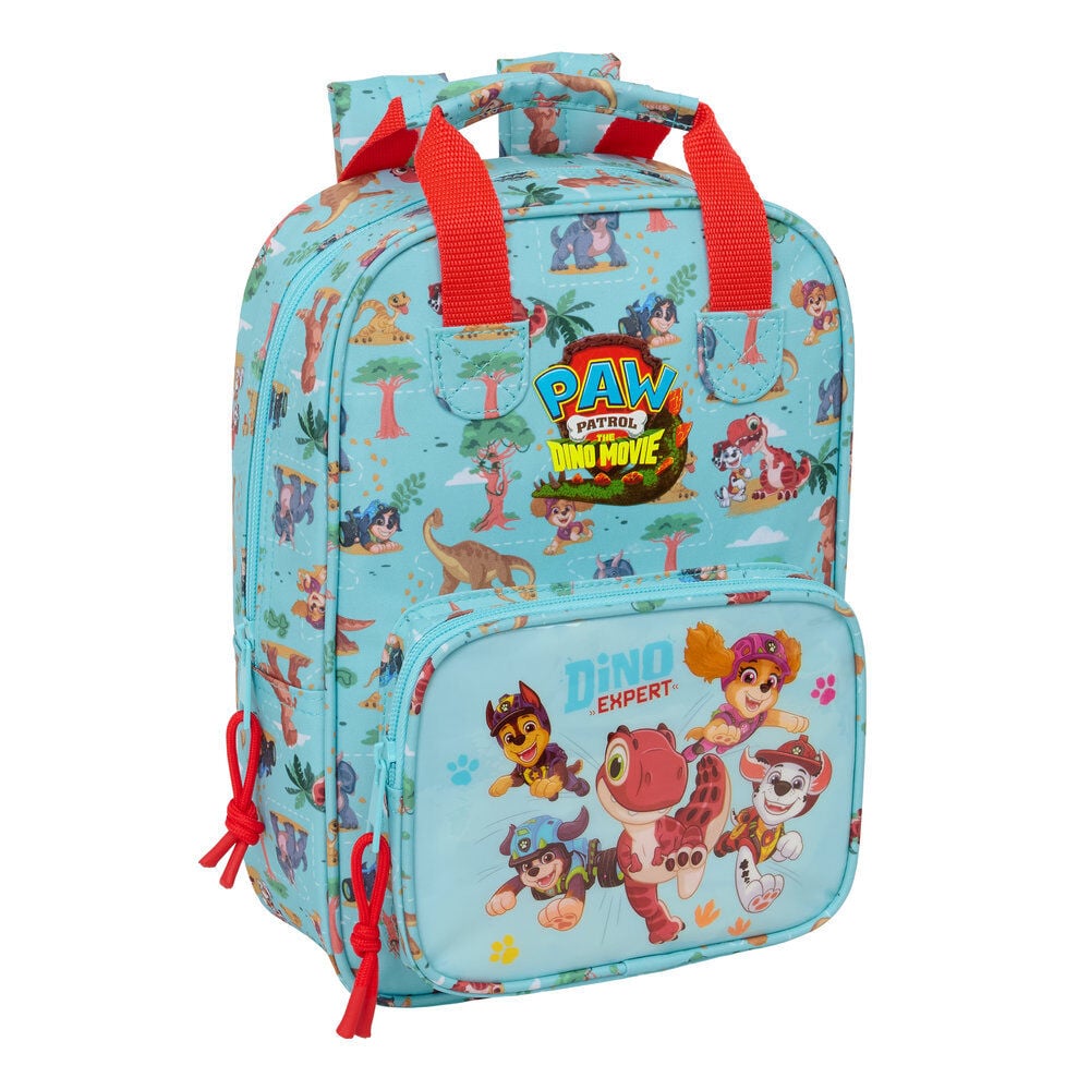 Mochila azul Paw Patrol Dino Rescue con bolsillo frontal