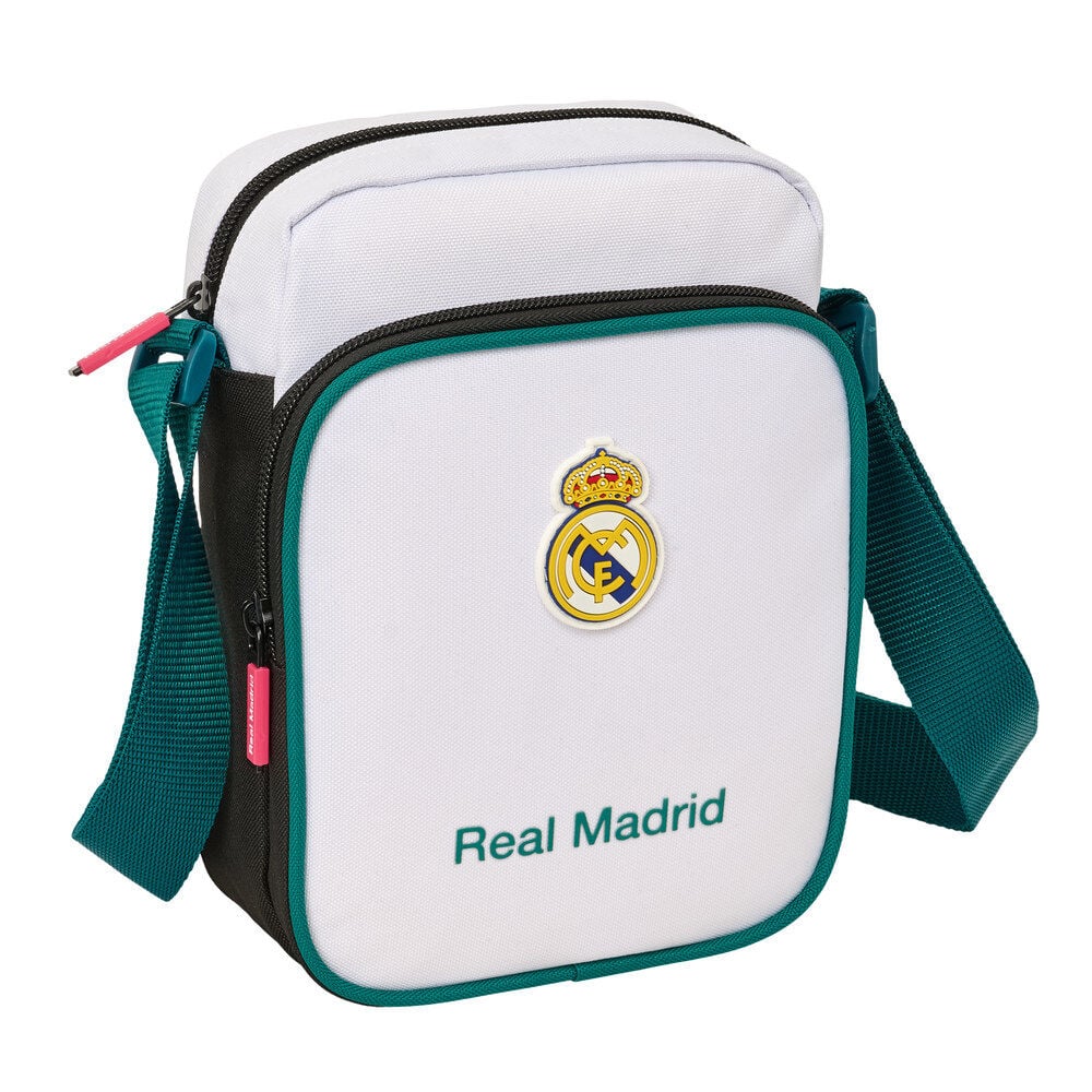 Bandolera Real Madrid 26/27 blanca con detalles verde azulado