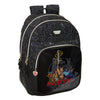 Mochila negra SAFTA de Masters of the Universe con varios compartimentos