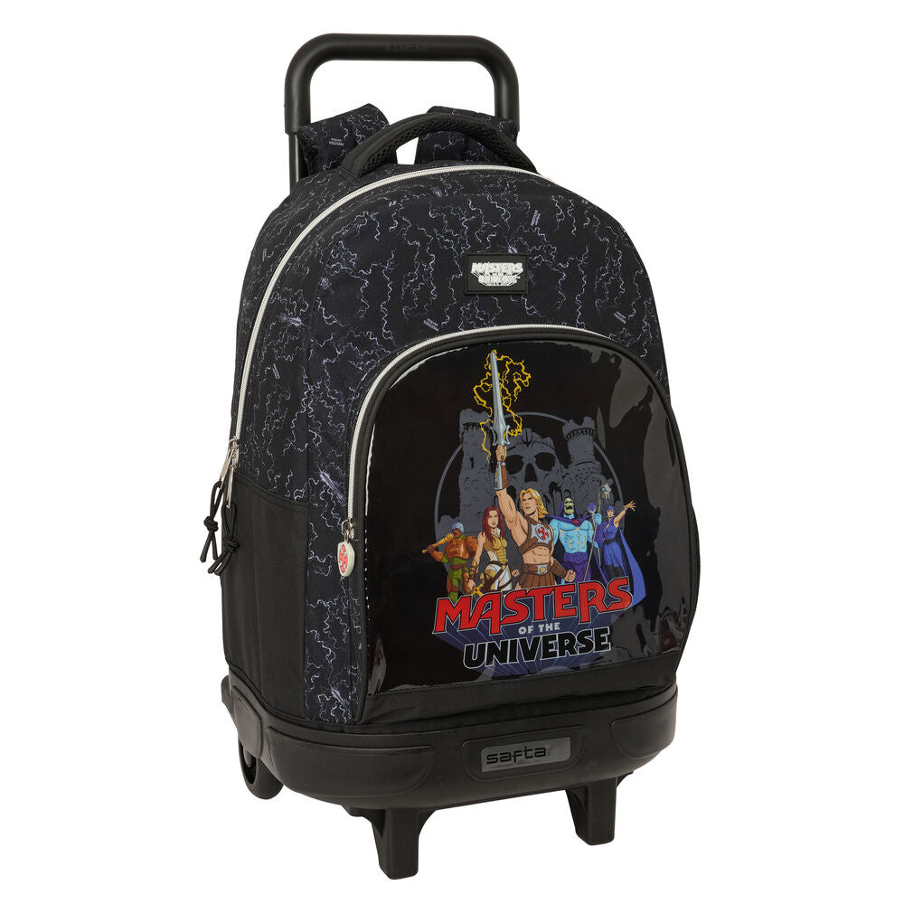 Trolley escolar SAFTA Masters of the Universe negro de 45 cm