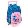 Trolley mochila azul y rosa de Stitch y Angel Disney