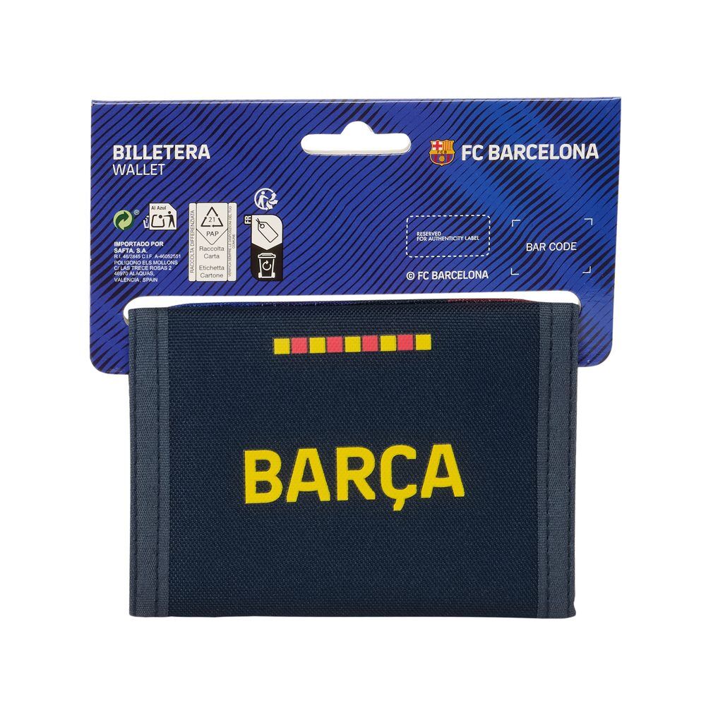 Billetera F.C. Barcelona 26/27 azul y granate con escudo - 2