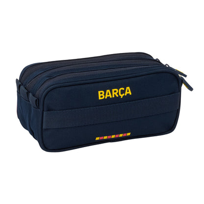 Portatodo triple F.C. Barcelona azulgrana con tres cremalleras - 2