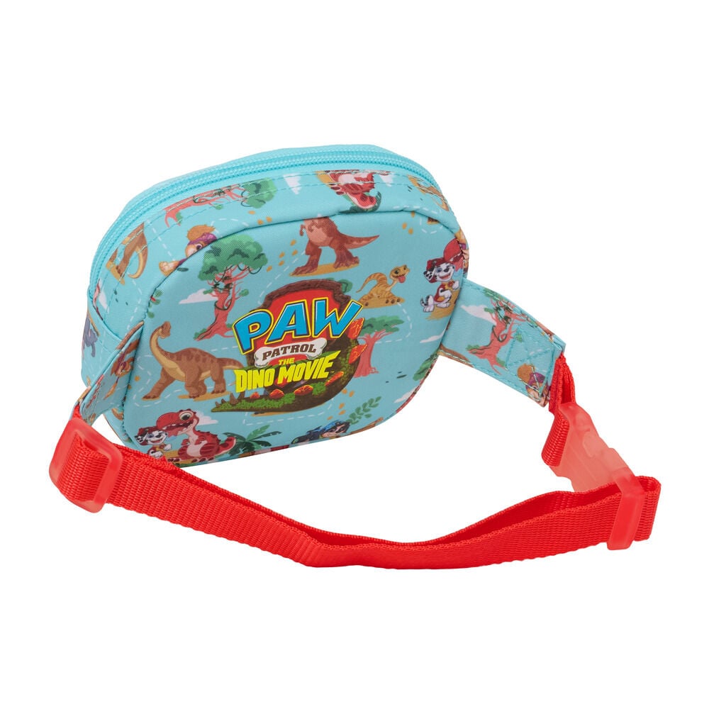Riñonera turquesa Paw Patrol Dino Rescue con personajes y dinosaurio - 2