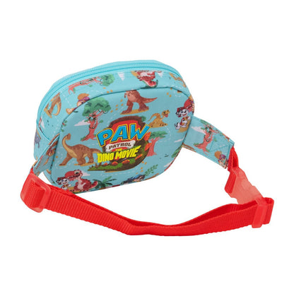 Riñonera turquesa Paw Patrol Dino Rescue con personajes y dinosaurio - 2