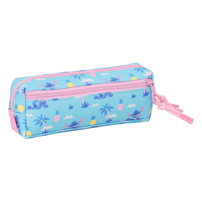 Portatodo triple azul de Stitch Disney con tres cremalleras - 2