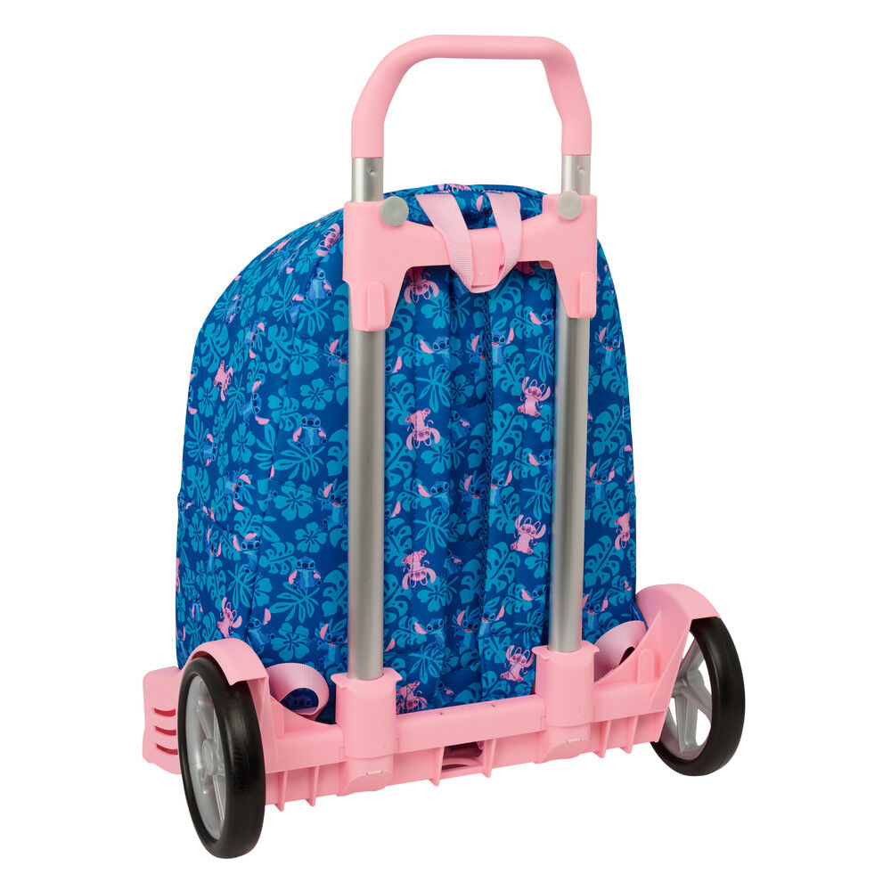 Trolley extraíble SAFTA Disney Stitch y Angel azul y rosa - 2