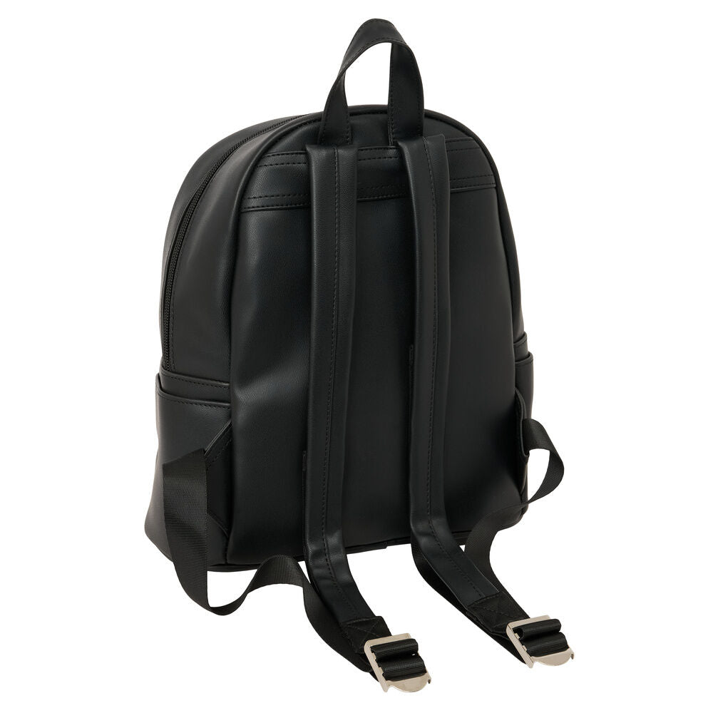 Mochila Minecraft negra de 28 cm con símbolo de Creeper - 2