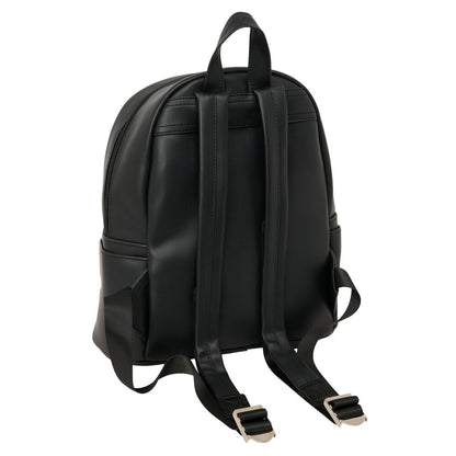 Mochila Minecraft negra de 28 cm con símbolo de Creeper - 2