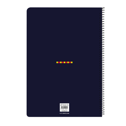 Cuaderno A4 F.C. Barcelona 26/27 azul marino con espiral - 2
