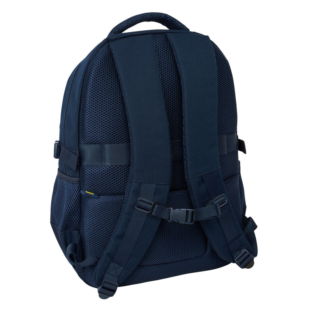 Mochila SAFTA F.C. Barcelona azul marino con escudo y detalles rojos - 2