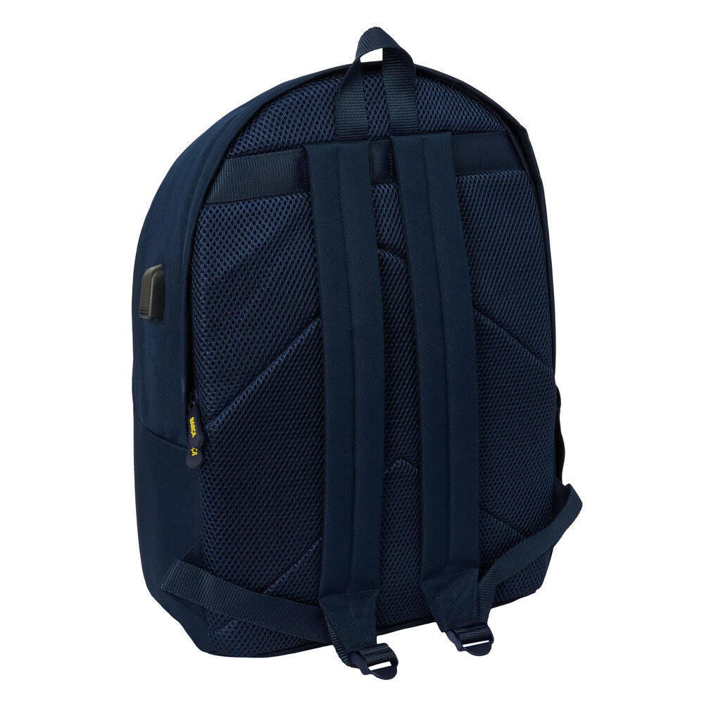 Mochila azul marino del F.C. Barcelona con bolsillo frontal azulgrana - 2