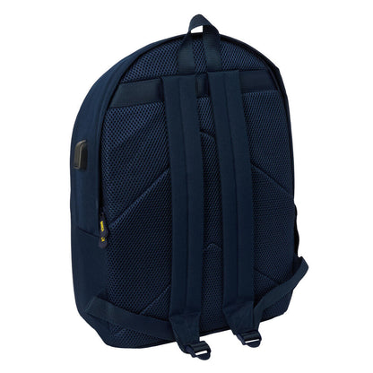 Mochila azul marino del F.C. Barcelona con bolsillo frontal azulgrana - 2