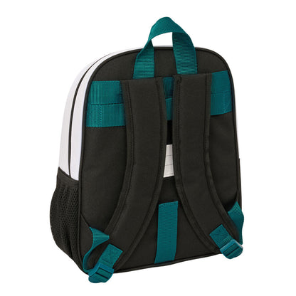 Mochila Real Madrid 26/27 blanca de SAFTA con bolsillo frontal - 2