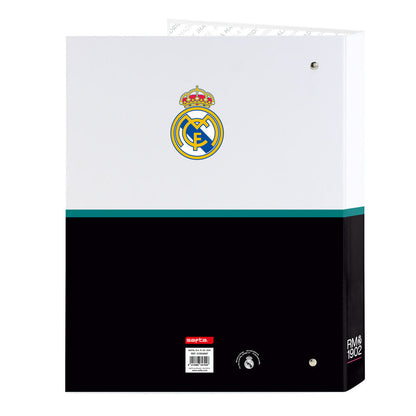 Carpeta A4 Real Madrid 26/27 SAFTA blanca y negra - 2