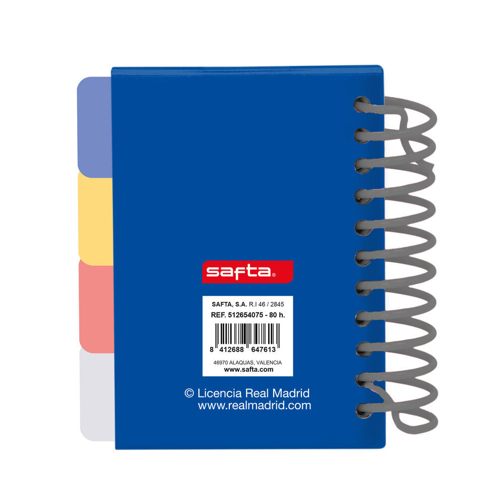 Cuaderno A7 Real Madrid 26/27 con espiral y separadores - 2