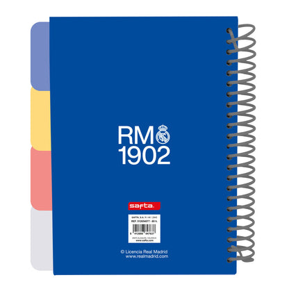 Cuaderno A5 Real Madrid 26/27 SAFTA con tapas duras y separadores - 2