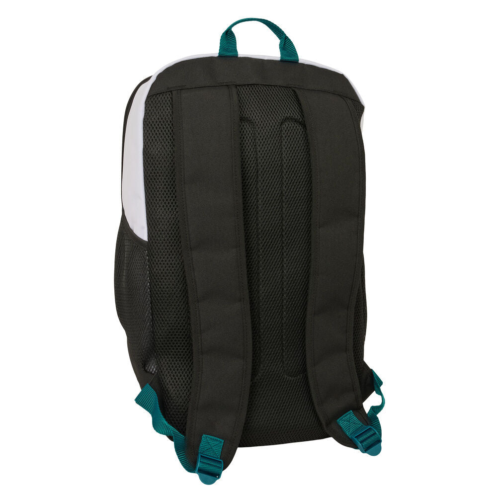Mochila zapatillero Real Madrid SAFTA blanca y negra - 2