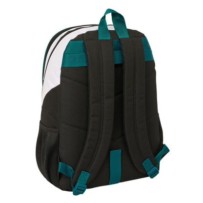 Mochila Real Madrid SAFTA blanca y negra de 44 cm - 2