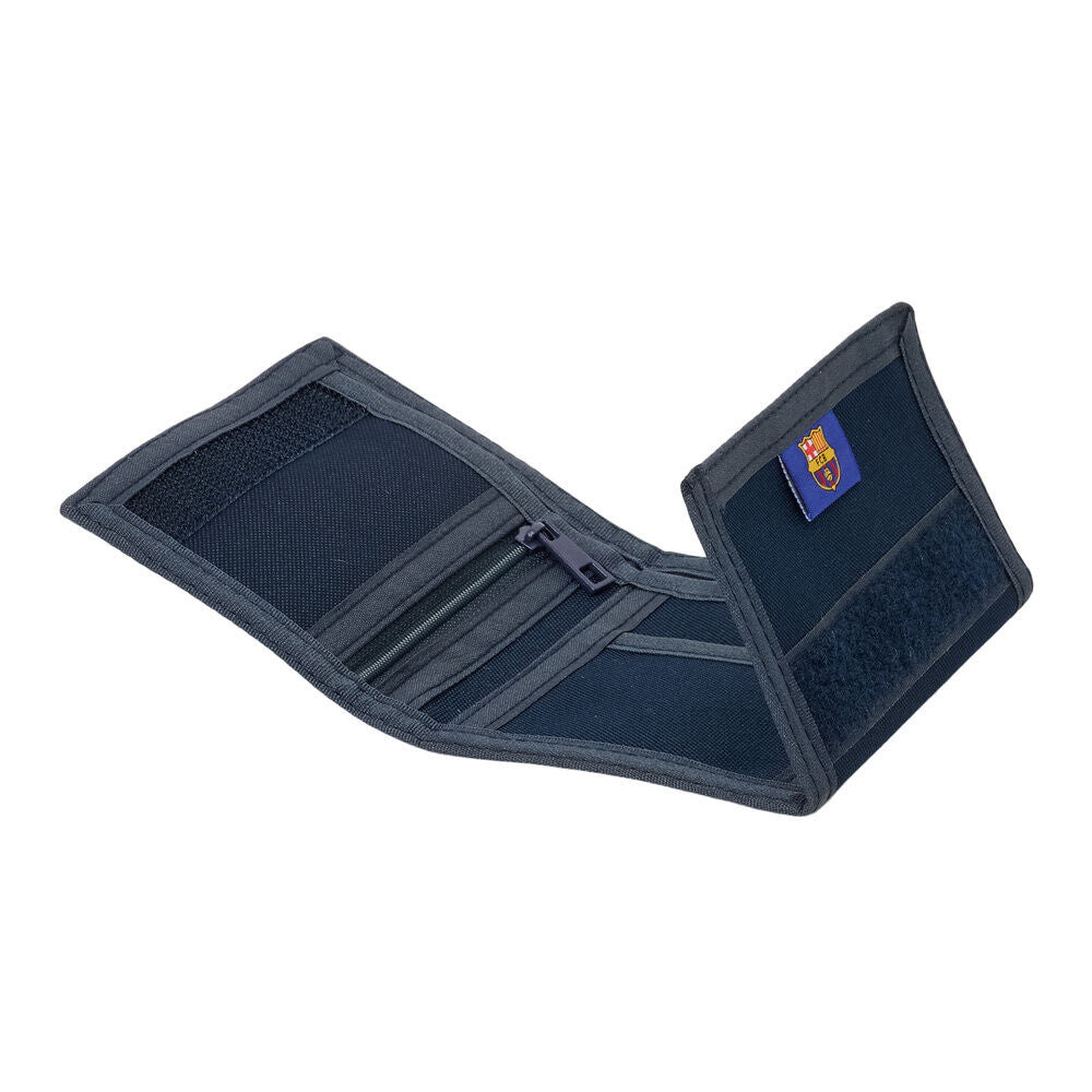 Billetera F.C. Barcelona 26/27 azul y granate con escudo - 3