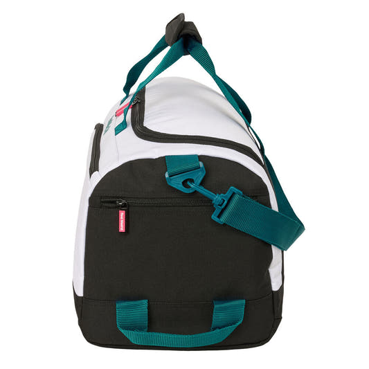 Bolsa de deporte Real Madrid 26/27 SAFTA blanca y negra - 3
