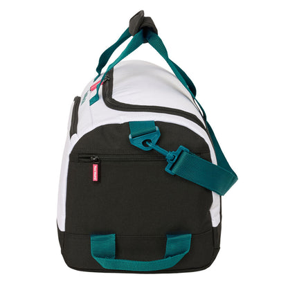 Bolsa de deporte Real Madrid 26/27 SAFTA blanca y negra - 3